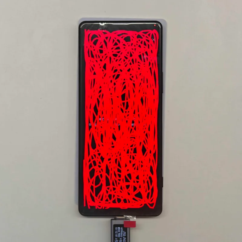 Xperia 1 II 画面・タッチ不良修理 実例写真